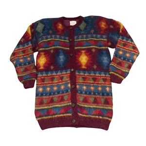 Susan Bristol‎ Mohair Cardigan Sweater Size S